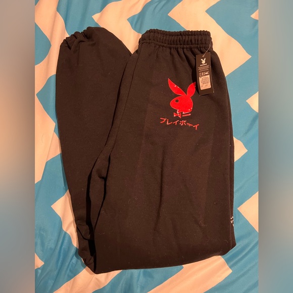 PLAYBOY Pants - NWT PLAYBOY Black Sweatpants